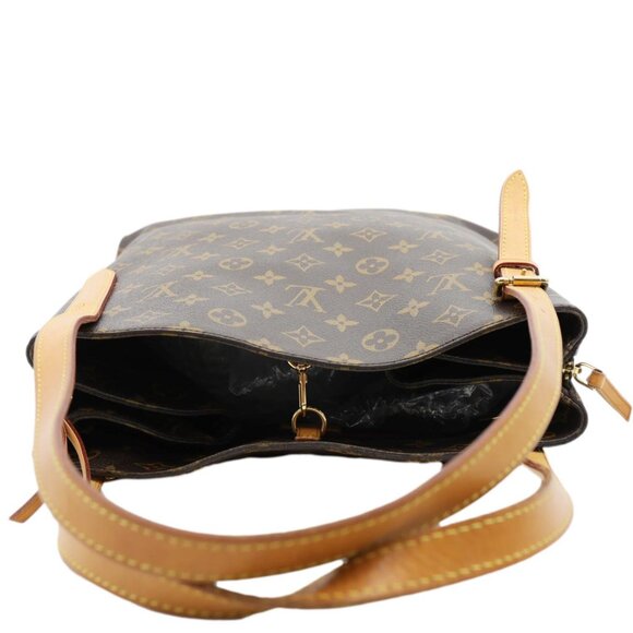 Louis Vuitton  Voltaire Monogram Canvas Shoulder Bag Brown - Picture 4 of 14